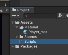 Create a Scripts folder to contain all Project Scripts